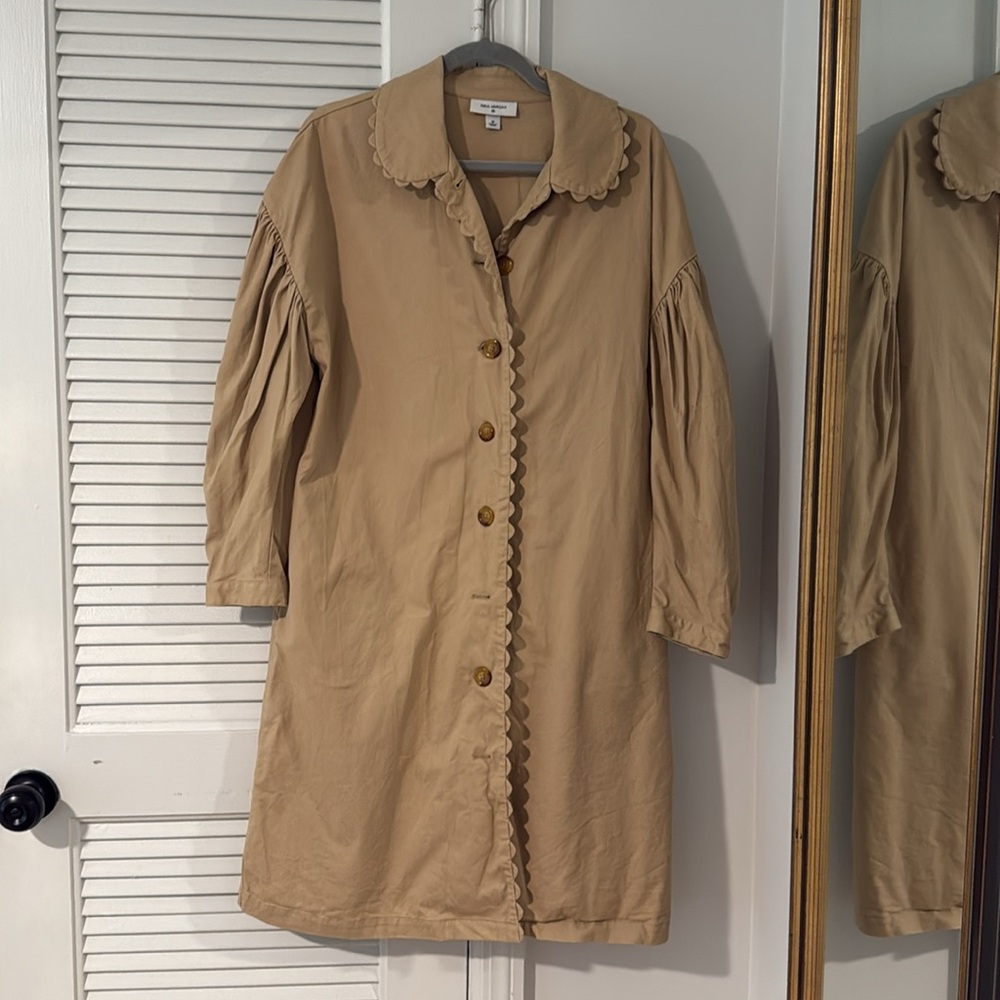 Kika Vargas x Target Scalloped Edge Coat Jacket